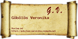 Göbölös Veronika névjegykártya